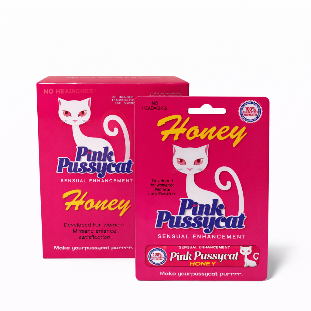 Pink Cat Honey Sachet